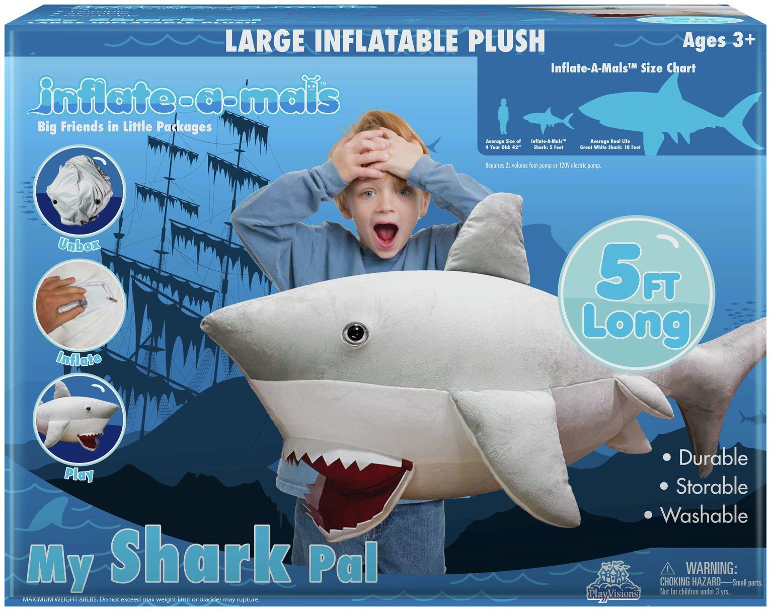 inflatable shark argos