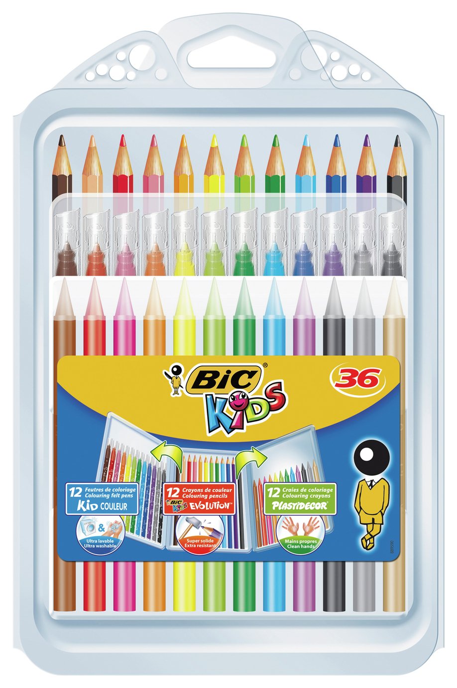 BIC Kids Mixed Colouring Wallet 
