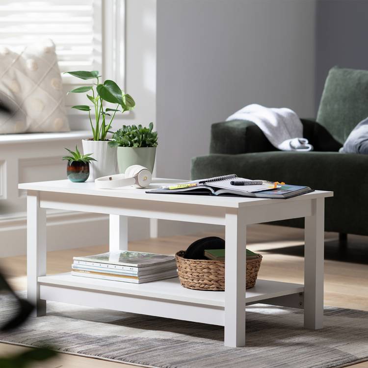 Argos Home Malibu Coffee Table - White 0