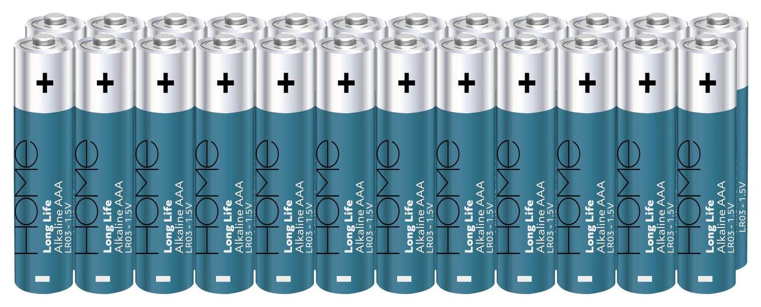 Argos Home Ultra Alkaline AAA Batteries - Pack of 24
