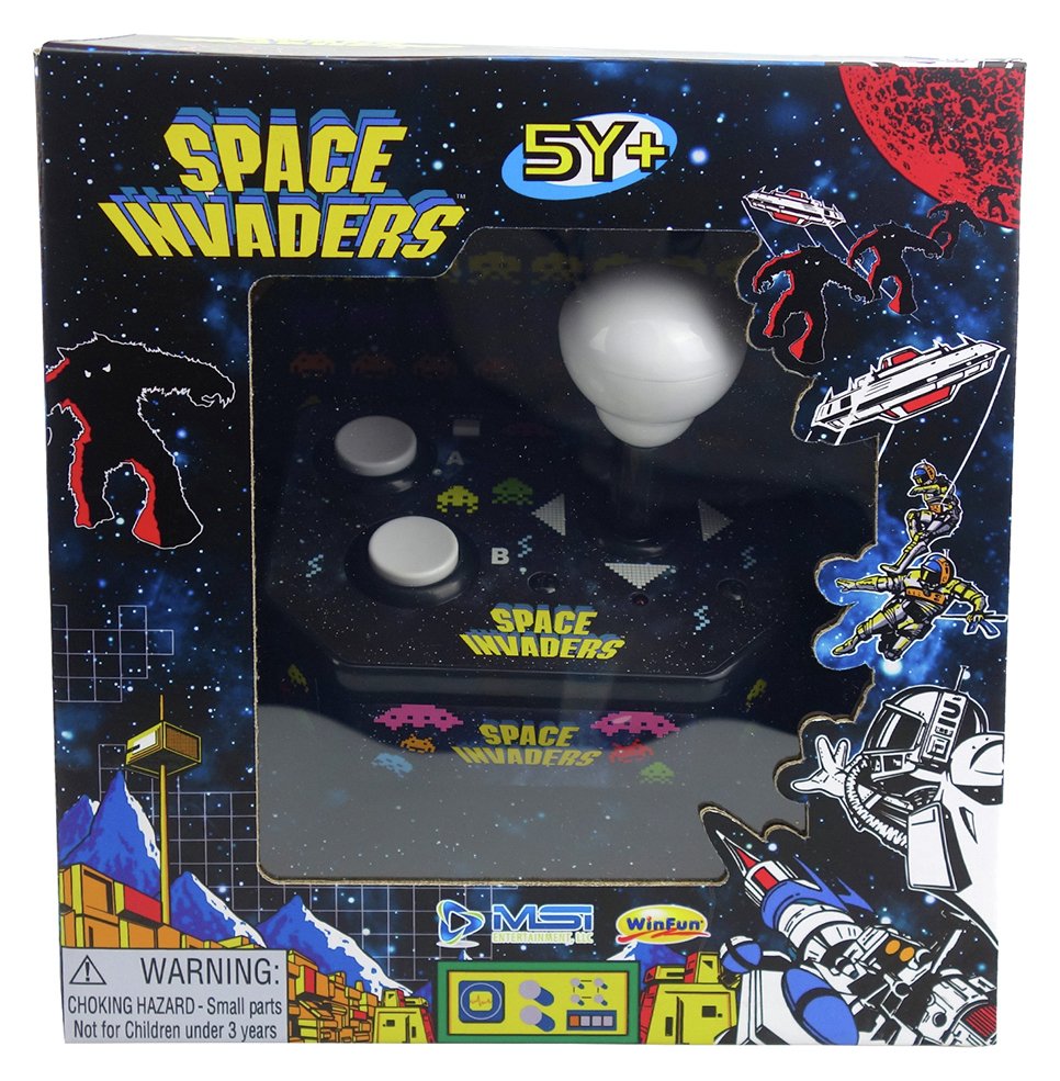 Space invaders tv plug on sale and play console