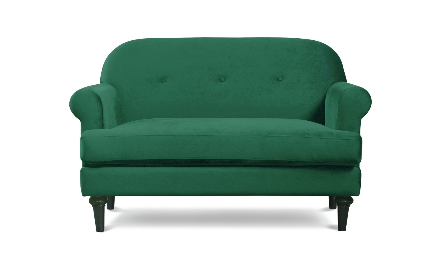 Argos Home Whitney 2 Seater Velvet Sofa - Green