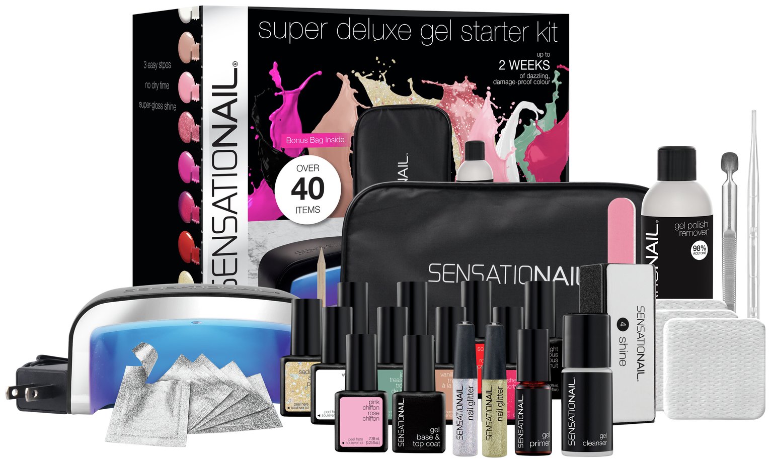 SensatioNail Gel Nail Polish Deluxe Starter Kit Review