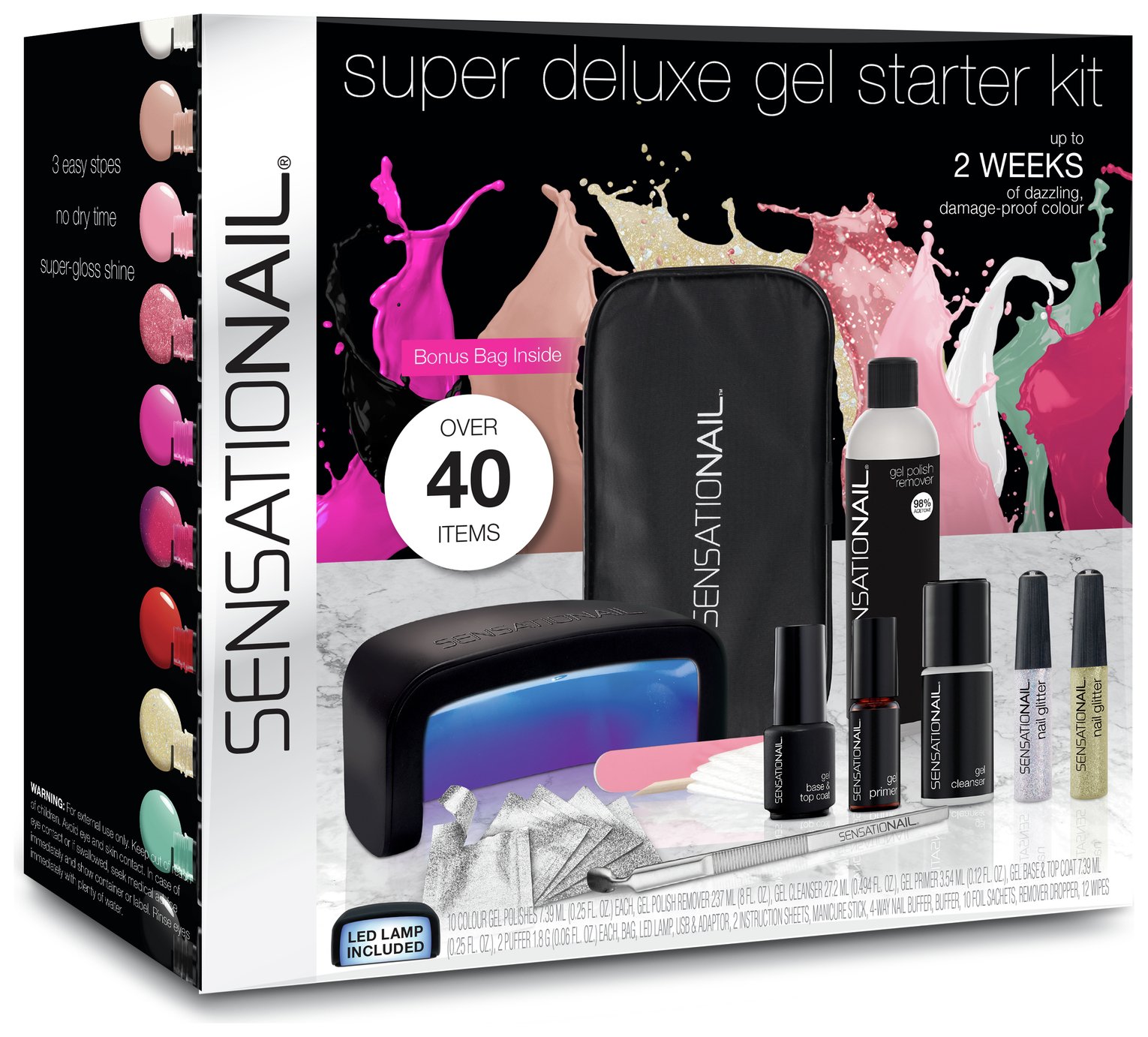 Sensationail Gel Nail Polish Deluxe Starter Kit Reviews 7813