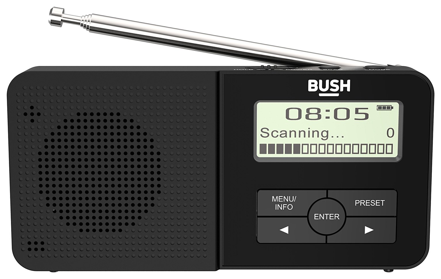 Bush Rechargeable Compact DAB Radio