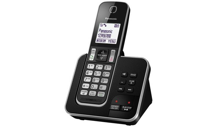 Buy Panasonic KX-TGD620 Cordless Phone w/ Answer Machine-Single |  Telephones | Argos