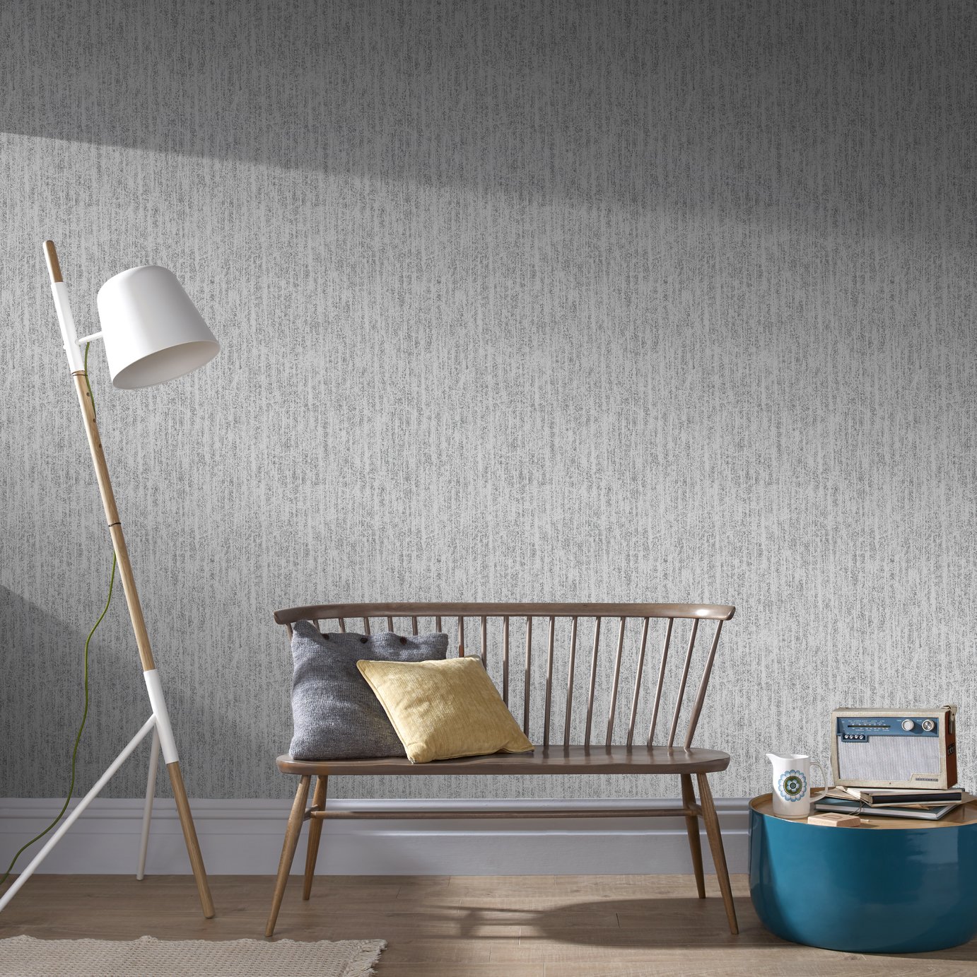 Boutique Devore - Silver Wallpaper