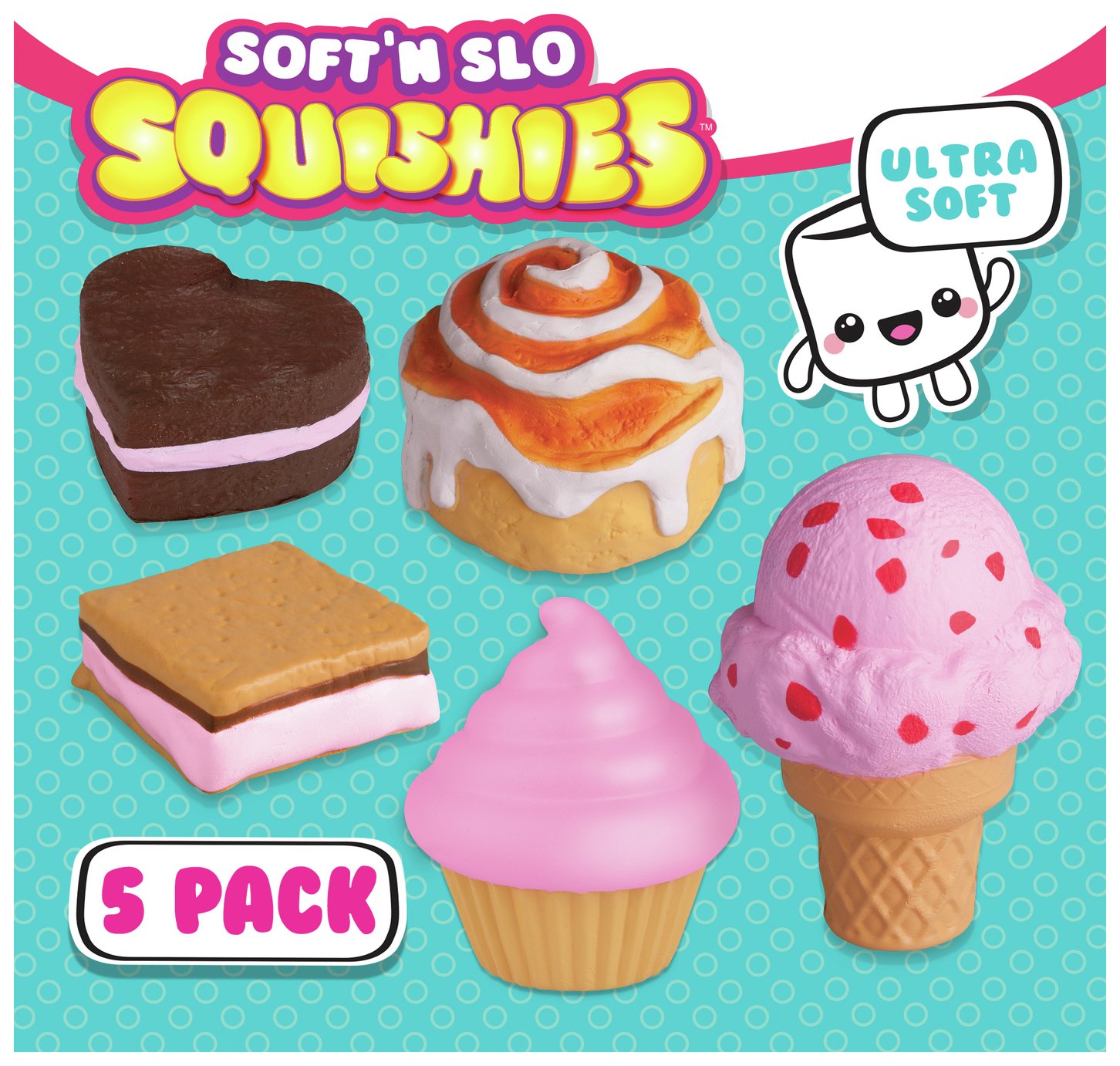 Soft n Slo Squishies - 5 Pack (8558310 