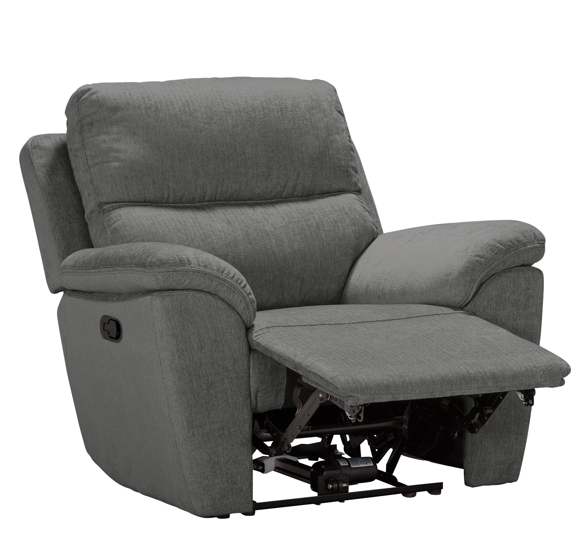 Argos Home Sandy Fabric Manual Recliner Chair - Charcoal