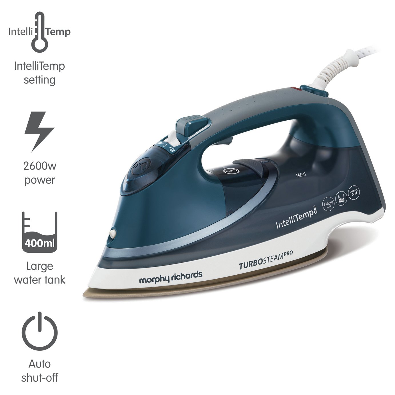 Morphy Richards 303131 Turbosteam Pro Steam Iron Intellitemp Review