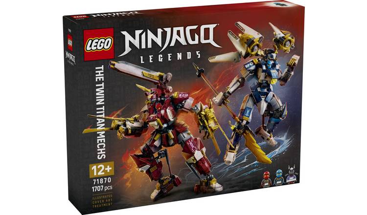LEGO NINJAGO The Twin Titan Mechs Action Figures Set 71870 PREORDER