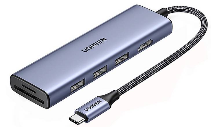 UGREEN Revodok 6-In-1 USB-C Hub with 4K HDMI, USB-A & TF/SD Card Slot
