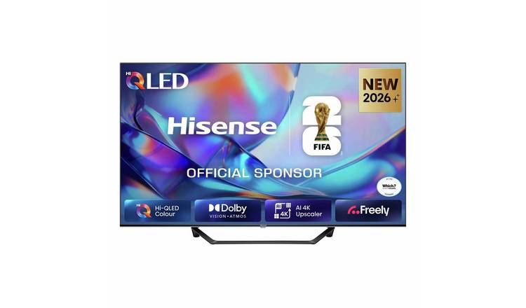 Hisense 43 Inch 43A7STUK Smart 4K UHD HDR QLED Freely TV