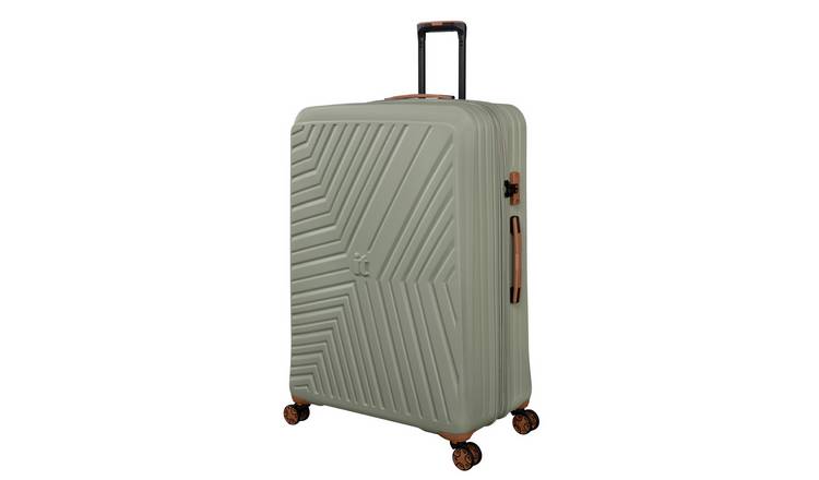 IT Luggage Convertible Expandable 8 Wheel Hard XXL Suitcase - Stone