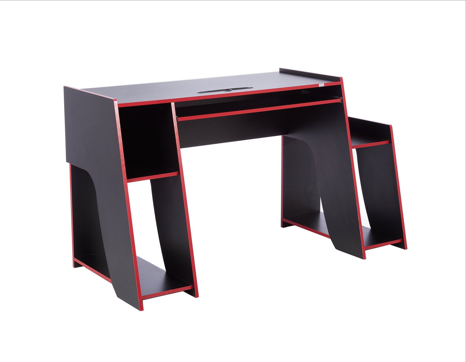 Virtuoso Horizon Gaming Desk - Red and Black