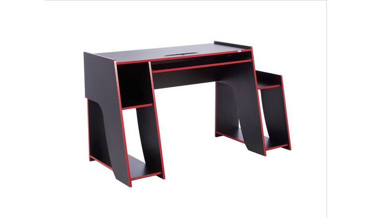 Virtuoso Horizon Gaming Desk - Red and Black