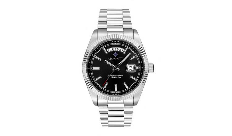 Gant Fairfax Wide Men's Black Dial Stainless Steel Bracelet Watch