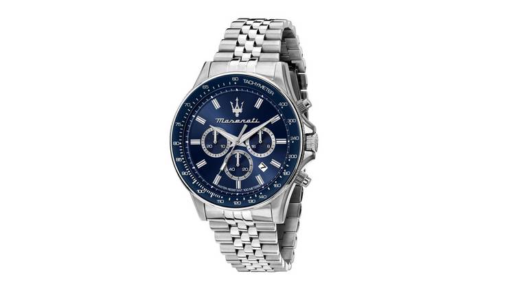 Maserati Sfida Sport Men's Blue Dial Stainless Steel Bracelet Watch