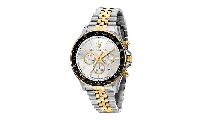 Maserati Sfida Sport Men's Two Tone Stainless Steel Bracelet Watch