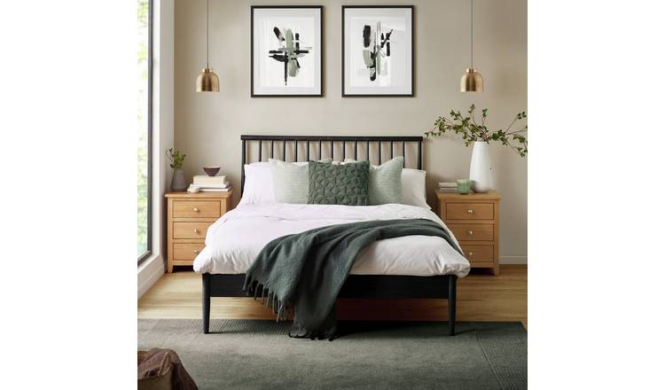 Julian Bowen Belton Kingsize Bed Frame - Black