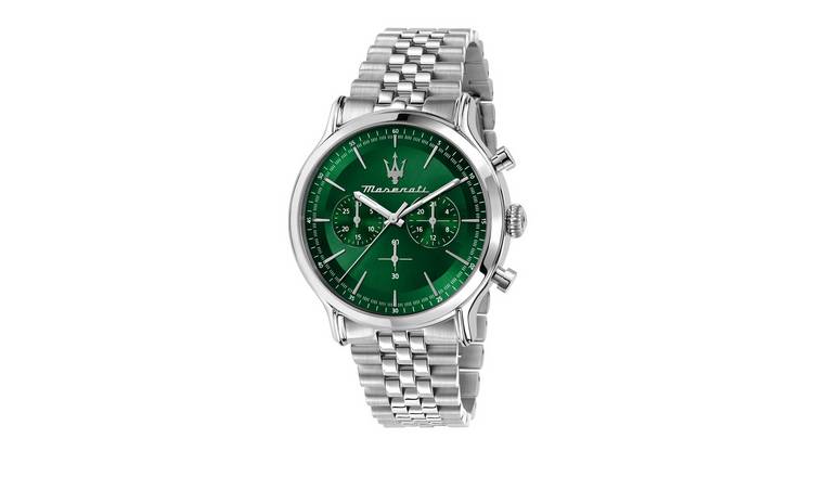 Maserati Epoca Men's Green Dial Stainless Steel Bracelet Watch