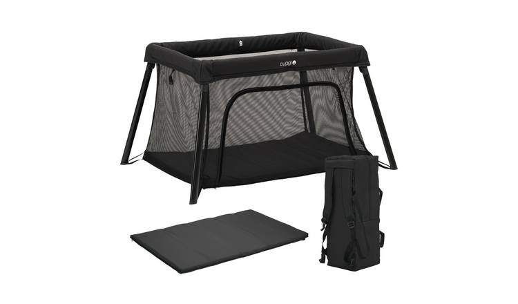 Cuggl Deluxe Travel Cot - Black