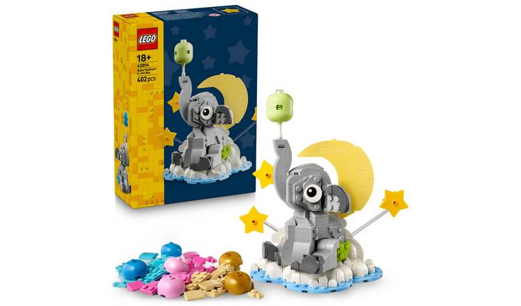 LEGO Baby Elephant in the Sky Display Gift for New Parents 40814 PREORDER