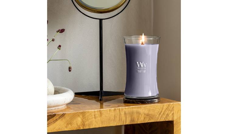 WoodWick Large Hourglass Jar Candle - Lavender & Cedar