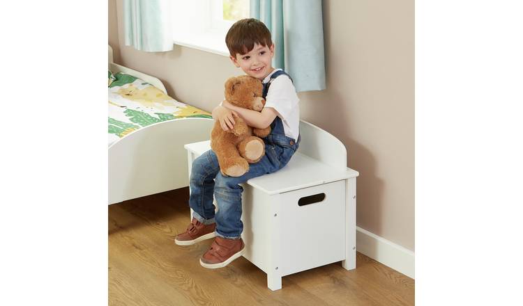 Liberty House Toys Kids Big Toy Box - White