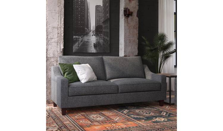 Dorel Luke Fabric 2 Seater Sofa - Grey