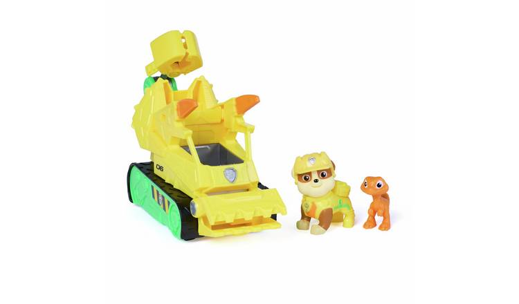 Paw Patrol The Dino Movie Themed Rubble With Dino Rescue Bulldozer