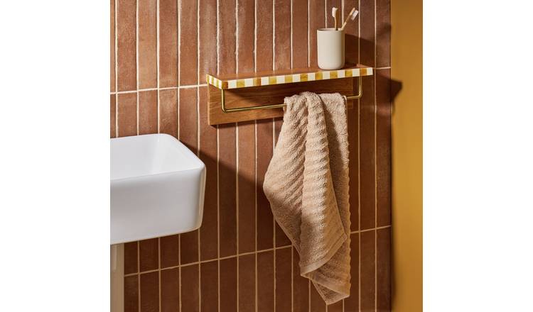 Habitat checkered towel rail