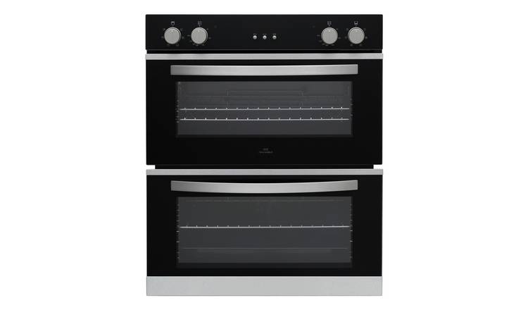 New World NWCMBUOB Built Under Double Electric Oven - Black