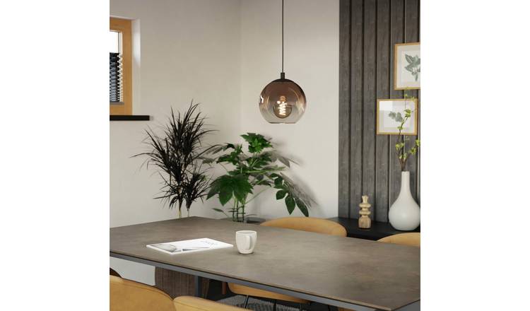 EGLO Ariscani Adjustable Pendant Light - Black