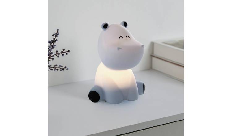 EGLO Castellino Kids LED Hippo Colour Changing Night Light - Blue