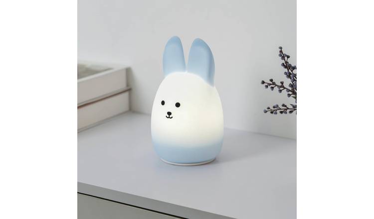 EGLO Castellino Kids LED Rabbit Colour Changing Night Light - Blue