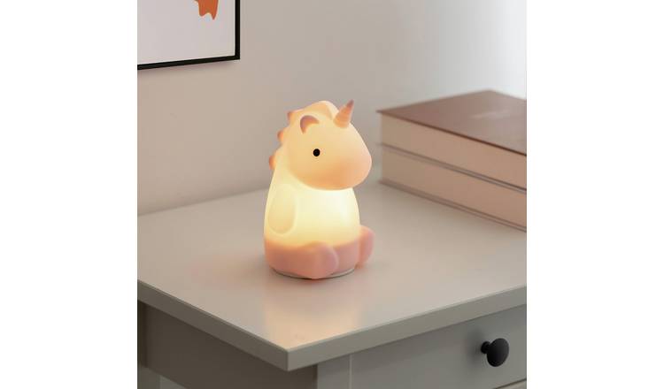 EGLO Castellino Kids LED Unicorn Colour Changing Night Light - Pink