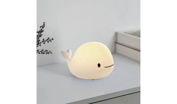 EGLO Castellino Kids LED Whale Colour Changing Night Light - Grey