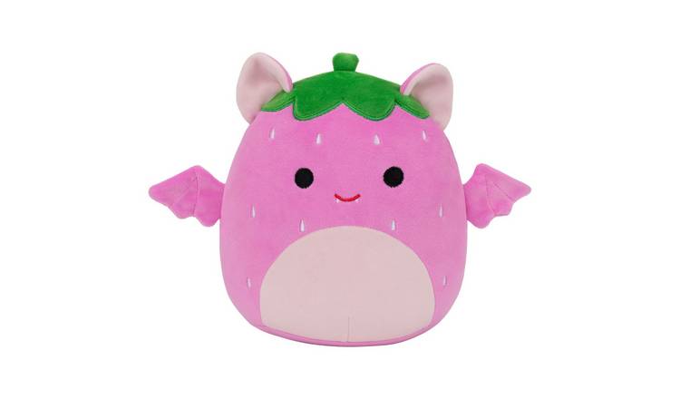 Squishmallows Original Brigitte Marie The Pink Strawberry Bat 7.5 Inch Plush Toy