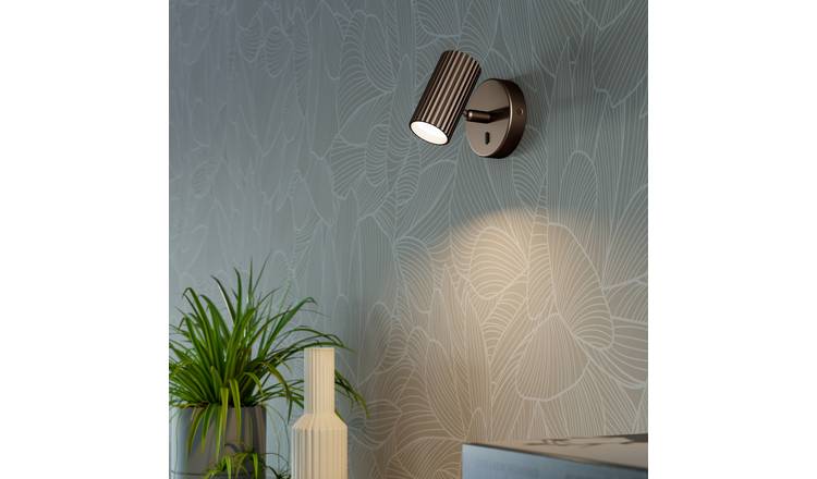 EGLO Portillo Metal Wall Light - Bronze
