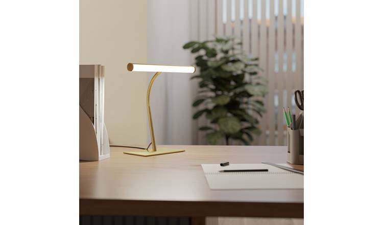 EGLO Riccione LED Desk Lamp - Gold