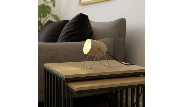 EGLO Tilston Steel Desk Lamp - Sand