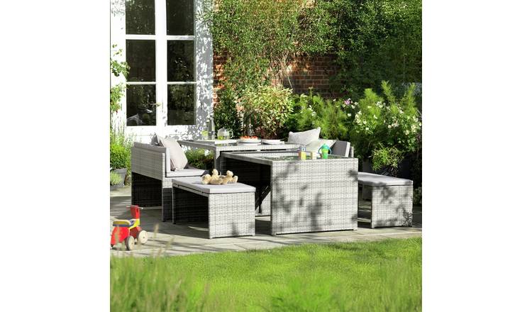 Argos balcony table online and chairs