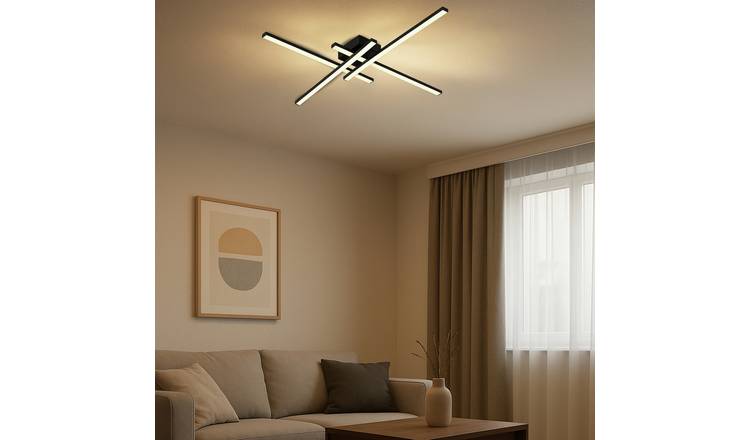 EGLO Vascella LED Square Flush Ceiling Light