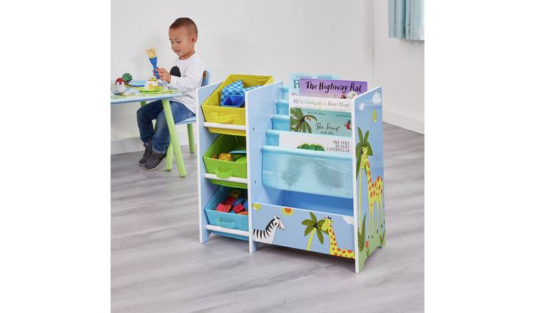 Liberty House Toys Safari Book Sling Storage - Blue