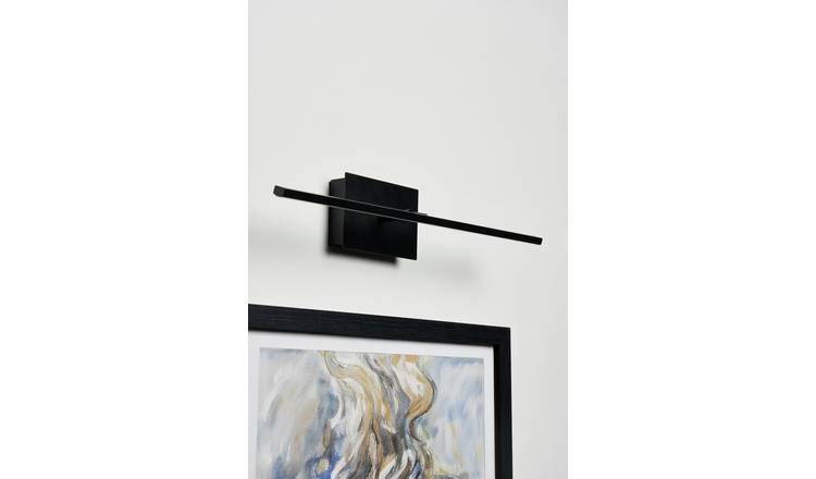 BHS Angelina Metal Rechargeable Picture Light - Black