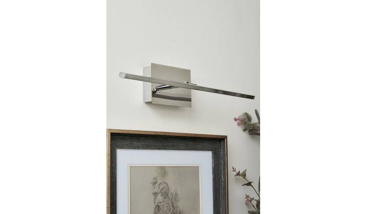 BHS Angelina Metal Rechargeable Picture Light - Chrome