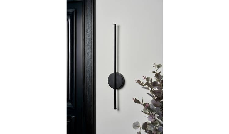 BHS Aurora Metal Rechargeable Wall Light - Black