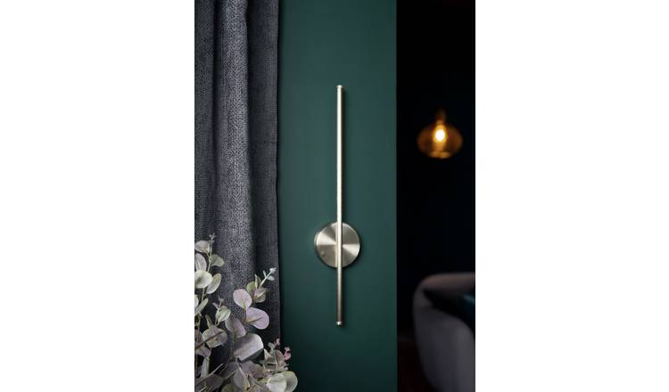 BHS Aurora Metal Rechargeable Wall Light - Nickel