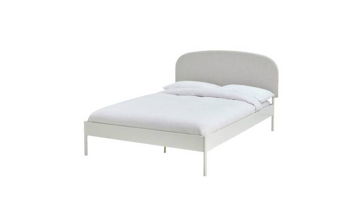 Argos Home Brixton Metal Double Bed Frame - Natural